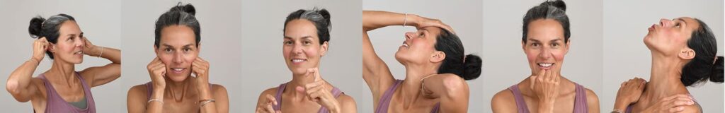 Face Yoga: Strahlkraft von innen und natürliche Belebung des Gesichts steffi faceyoga banner